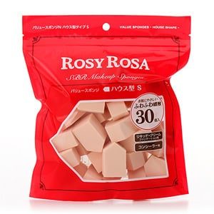 Rosy Rosa Value Sponge House Shape S type 30pcs