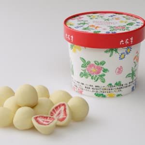 Rokkatei Strawberry Choco White  100g