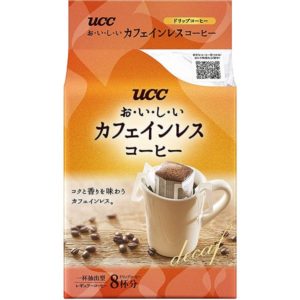 UCC おいしいカフェインレスドリップコーヒー 8P