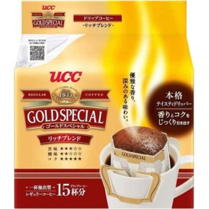 UCC ゴールドスペシャル ドリップコーヒー リッチブレンド 15P レギュラー(ドリップ)
